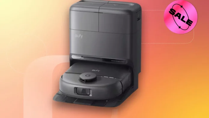 Eufy C28 robot vacuum and mop combo showcasing advanced cleaning features