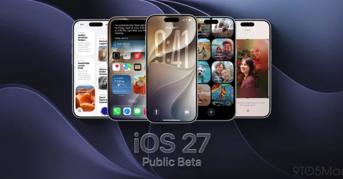 iOS 27 Public Beta 5 iPhone update
