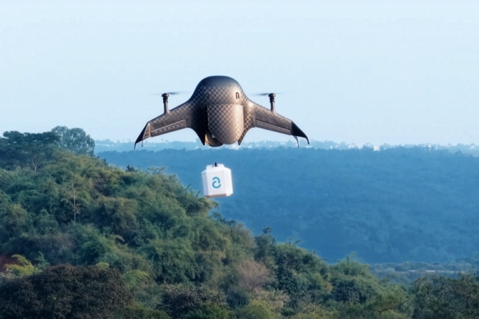 ভারতের Airbound autonomous delivery drone আকাশে পণ্য পরিবহন করছে