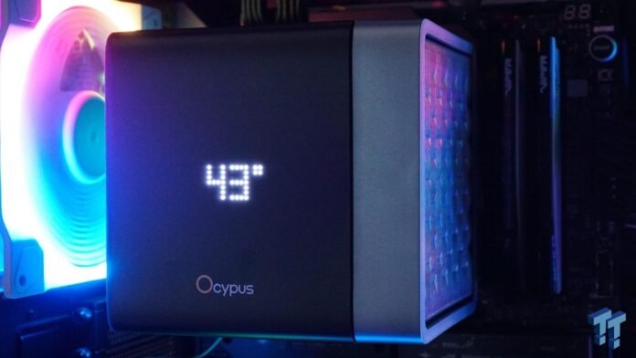 Ocypus Delta A62 EX Digital CPU cooler with temperature display