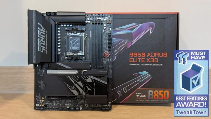 GIGABYTE B850 AORUS Elite X3D AMD AM5 gaming motherboard