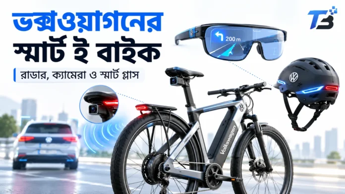 Volkswagen Smart eBike রাডার ক্যামেরা ও Smart Glasses