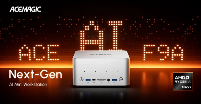 ACEMAGIC F9A Mini Workstation with Ryzen AI Max+ PRO 495 and 192GB memory