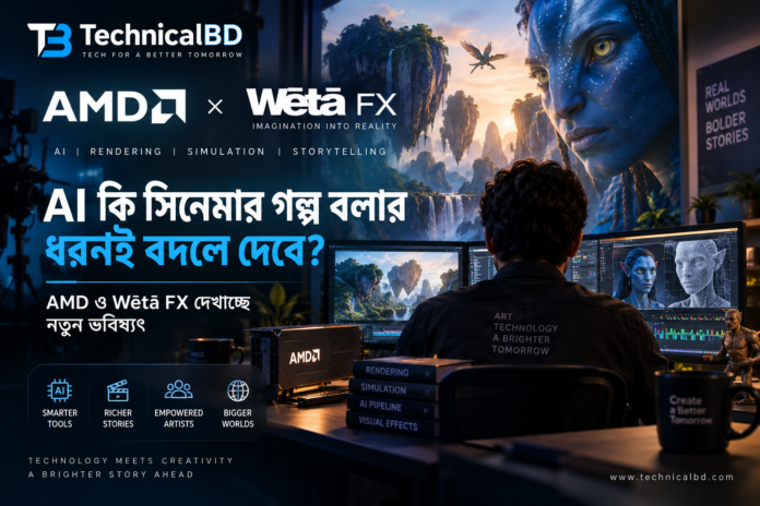 AMD ও Wētā FX এর AI powered storytelling এবং visual effects আলোচনা