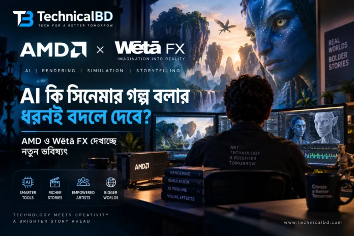 AMD ও Wētā FX এর AI powered storytelling এবং visual effects আলোচনা