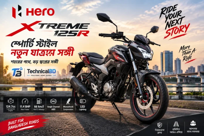 বাংলাদেশে Hero Xtreme 125R ABS মোটরসাইকেল