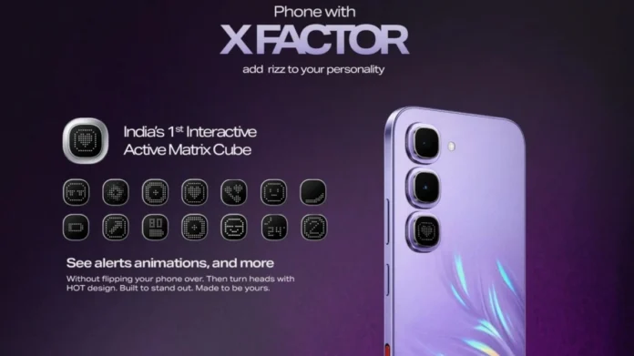 Infinix Hot 70 Pro 5G with Active Matrix Cube