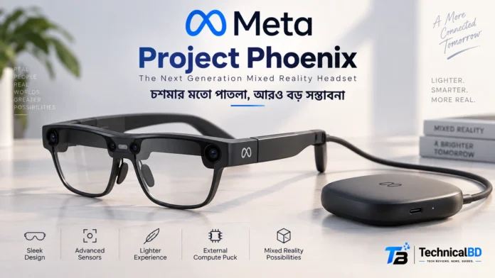 Meta Project Phoenix Mixed Reality Headset এর নতুন ছবি