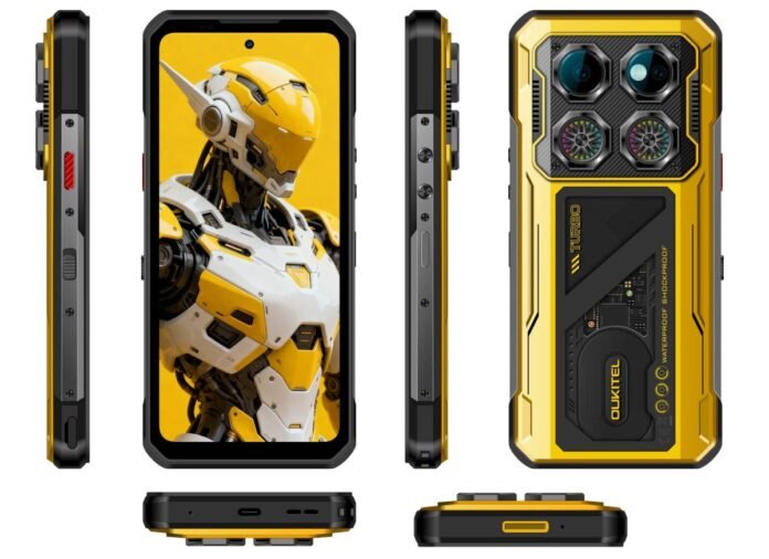 OUKITEL WP600 rugged gaming phone with dual fan cooling