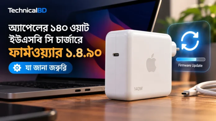 অ্যাপেলের 140W USB-C Power Adapter