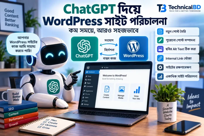 ChatGPT ও WPVibe দিয়ে WordPress সাইট পরিচালনার পদ্ধতি