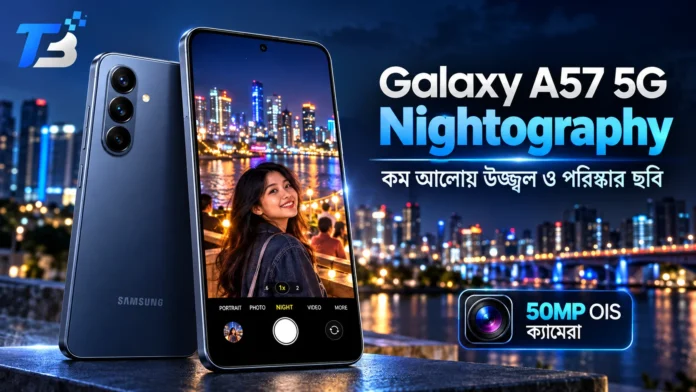 Samsung Galaxy A57 5G Nightography কম আলোয় পরিষ্কার ছবি
