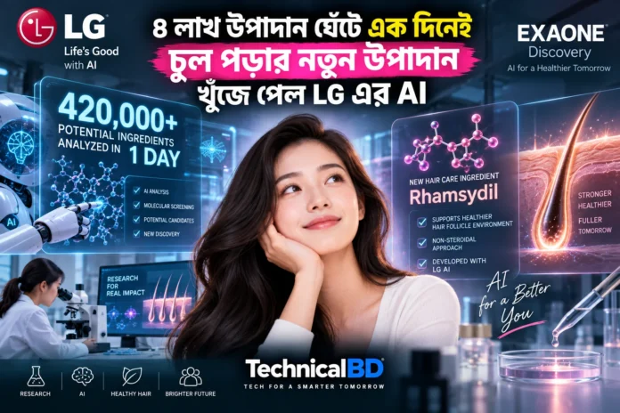 LG AI দিয়ে ৪ লাখ ২০ হাজার উপাদান বিশ্লেষণ করে Rhamsydil শনাক্ত