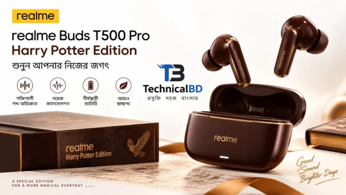 realme Buds T500 Pro Harry Potter Edition বিশেষ সংস্করণের ইয়ারবাড