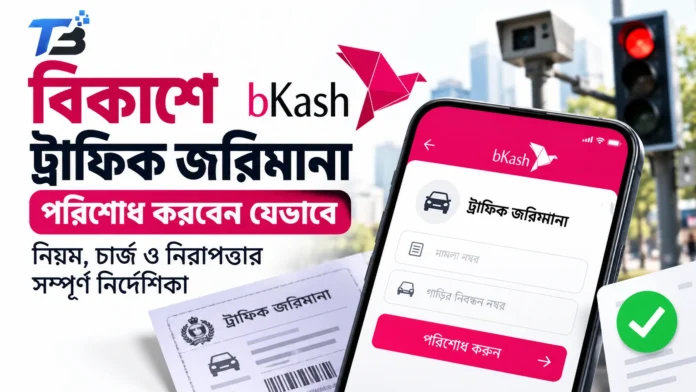 bKash traffic fine payment-এর নির্দেশিকার ফিচার্ড ছবি