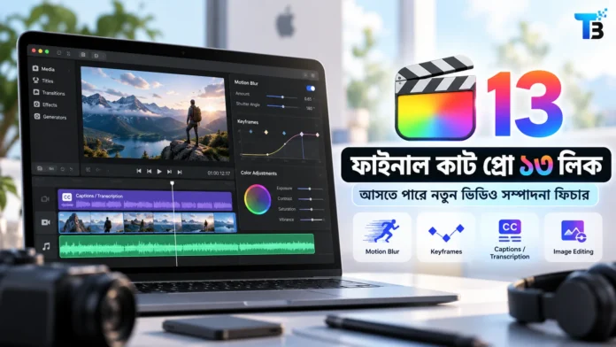 ফাইনাল কাট প্রো ১৩ লিকে নতুন ভিডিও সম্পাদনা ফিচারের ধারণা