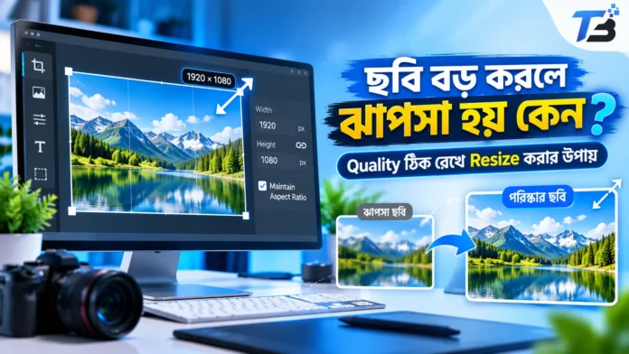 Quality ঠিক রেখে ছবি Resize করার উপায়